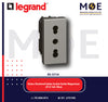 Legrand Arteor Shuttered Italian Socket Outlet Magnesium 2P+E 16A 1module | 11572603