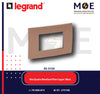 Legrand Vela Quadra Metallised Plate Copper 3module | 011685771