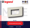 Legrand Vela Quadra Metallised Plate Pearl 3module | 011685756