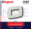 Legrand Vela Tonda Metallic Plate White 3module | 011685827