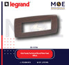 Legrand Vela Tonda Technical Wood Plate Teak 4module | 011685622