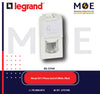 Legrand Mosaic Telephone Socket | RJ11 Phone Jack 6/4 White 1Module | 1174261