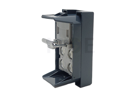 Legrand Vela Telephone Socket | Phone Jack RJ11 Black/ Dark Gray/ Anthracite 1Module | 682787