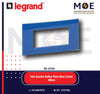 Legrand Vela Quadra Reflex Plate Blue Cobalt 4module | 011685657