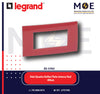 Legrand Vela Quadra Reflex Plate Intense Red 4module | 011685652