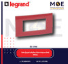 Legrand Vela Quadra Reflex Plate Intense Red 6module | 011685653