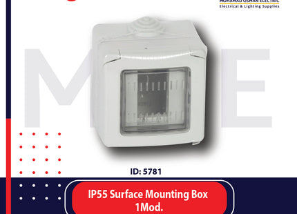 Legrand IP55 Surface Mounting Box 1module | 011680611 | بوات ظاهر مطري
