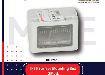 Legrand IP55 Surface Mounting Box 3module | 011680613 | بوات ظاهر مطري