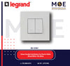 Legrand Arteor Double Push Button For Electric Roller Blinds White 10A 2module | 11572220