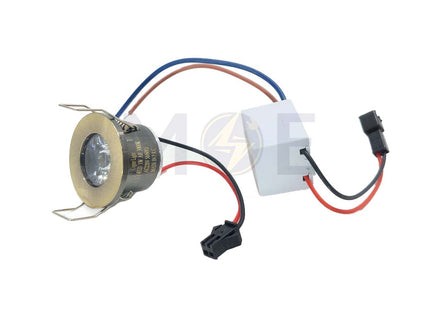 CuperLight LED Pin COB Downlight/ Panel Light Bronze Ceiling Flush Mounted Circular WarmWhite 3000K 2.5cm 1W | LY-8321