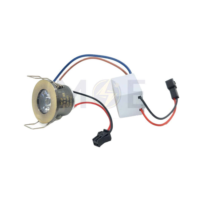 CuperLight LED Pin COB Downlight/ Panel Light Bronze Ceiling Flush Mounted Circular WarmWhite 3000K 2.5cm 1W | LY-8321