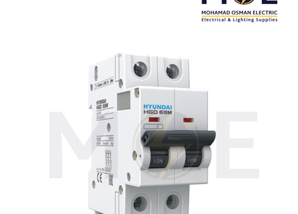 Hyundai MCB HGD63M 6KA 2P 32A | دجنتور كهرباء مجوز - قاطع كهربائي
