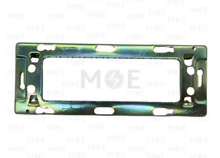 Legrand Mosaic Mounting Frame 6module | 01174806 | شاسي حديد مسدسة