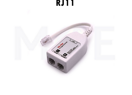 ADSL Telephone Transformer Splitter 1 Male to 2 Female Output | APN005