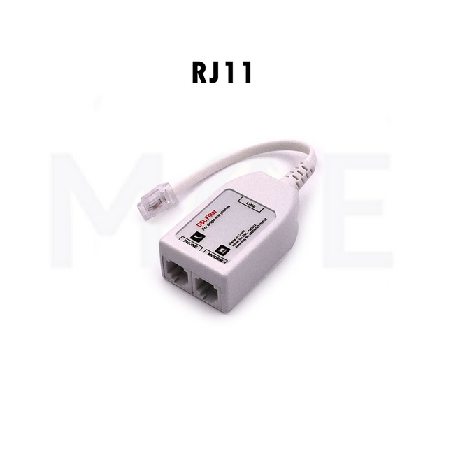 ADSL Telephone Transformer Splitter 1 Male to 2 Female Output | APN005