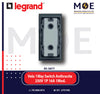 Legrand Vela 1Way Switch Anthracite / Dark Gray / Black  250V 1P 16A 1module | 11682729