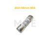 Power+ Ceramic Tube Fuse Ø22×58mm 80A 1500V DC 20kA gPV فيوز بورسلين