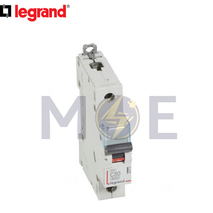 Legrand MCB 1P C 50A 6kA | 11604810