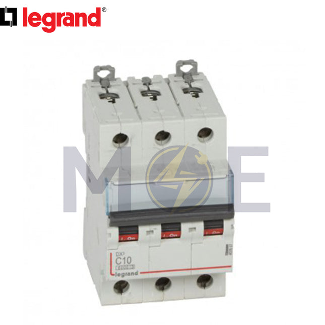 Legrand MCB 3P C 10A 6kA | 11604833 | دجنتور كهرباء ثلاثة فاز