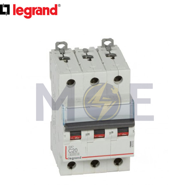 Legrand MCB 3P C 20A 6kA | 11604836 | دجنتور كهرباء ثلاثة فاز