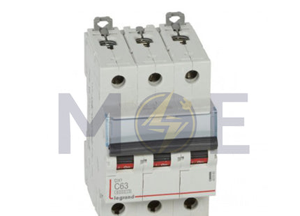 Legrand MCB 3P C 63A 6kA | 11407865 | دجنتور كهرباء ثلاثة فاز