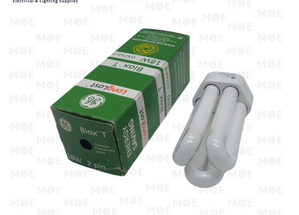 General Electric Biax T Economic CFL Pin Lamp CoolWhite 840 3U 2Pin G24-d 18W | لمبة شك توفير كول وايت