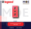 Legrand Vela Rocker Plate For Socket Outlets 1module | 11683011 | غطاء بريز امان احمر