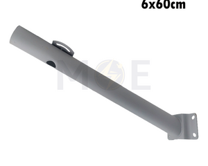 Handle For Street Light + Solar Panel Metal Gray 60x600mm