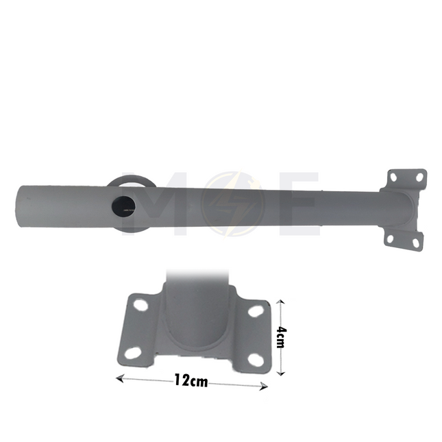 Handle For Street Light + Solar Panel Metal Gray 60x600mm