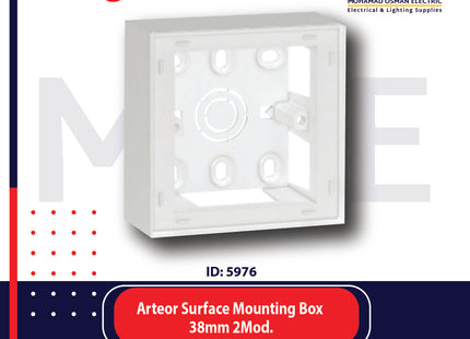 Legrand Arteor Surface Mounting Box 38mm 2module | 011572390 | بوات ظاهر
