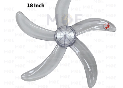 Crown Plastic Fan Blade 5 Blades 18inch | فراش مروحة بلاستيكشفرات