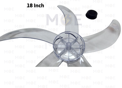Crown Plastic Fan Blade 5 Blades 18inch | فراش مروحة بلاستيكشفرات