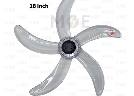 Crown Plastic Fan Blade 5 Blades 18inch | فراش مروحة بلاستيكشفرات