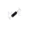 6.3mm Mono Female to 3.5mm Mono Male Jack Audio Adapter فيشة تحويلة ميكرو