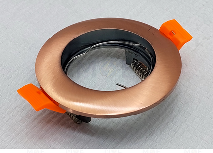 CuperLight Downlight / Spotlight Frame MR16 Red Bronze Recessed Fix Circular 6cm | سبوت فارغ مدور مخفي برونز احمر ثابت