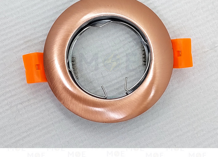 CuperLight Downlight / Spotlight Frame MR16 Red Bronze Recessed Fix Circular 6cm | سبوت فارغ مدور مخفي برونز احمر ثابت