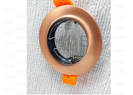 CuperLight Downlight / Spotlight Frame MR16 Red Bronze Recessed Fix Circular 6cm | سبوت فارغ مدور مخفي برونز احمر ثابت