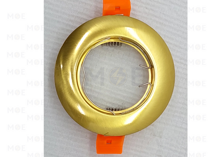 CuperLight Downlight / Spotlight Frame MR16 Gold Matt Recessed Fix Circular 6cm | سبوت فارغ مدور مخفي ذهبي مات ثابت