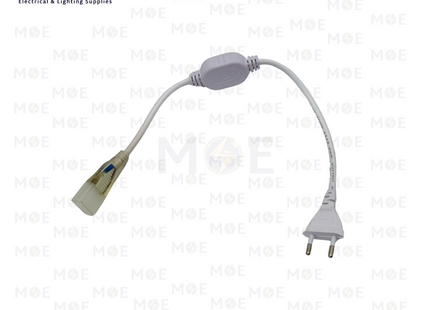 LED Strip Light EU Power Adapter Plug For Double 12mm 15-25A | وصلة ستريب ليد دوبل