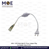 LED Strip Light EU Power Adapter Plug For Double 12mm 15-25A