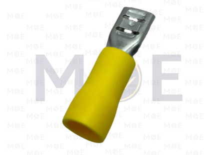 Insulated Female Connector Terminal Yellow 4-6mm | FDD5.5-187 | كوس جارور انتاية معزول اصفر