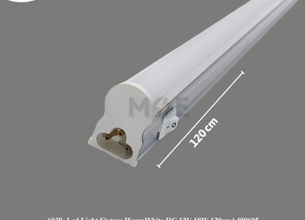 Led Light Fixture WarmWhite T5 DC 12V 18W 120cm | 499695 | شاسي ليد ورم وايت