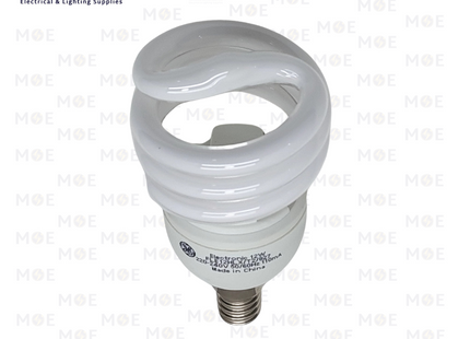 General Electric Economic CFL Lamp Spiral WarmWhite E14 12W | لمبة توفير برم حلزون ورم وايت
