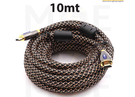 HDMI Cable Gold 10mt | 379204 | وصلة فيديو غولد