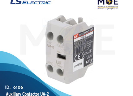 LS Auxiliary Contactor UA-2 1NO+1NC | UA-2, 1NO+1NC-83361634066 | مساعد كونتكتور - اكزليير