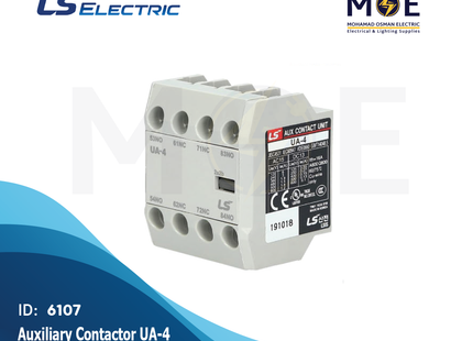 LS Auxiliary Contactor UA-4 2NO+2NC | UA-4, 2NO+2NC-83361634048 | مساعد كونتكتور - اكزليير