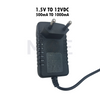 ANLIXUN Power Adapter With Wide/Medium Output Connector AC/DC 1.5V to 12V (Automatic) 500mA to 1000mA | ALX-1005SL