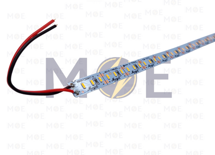 Mega Adhesive aluminum Strip Single LED 4014 WarmWhite 12V DC 144LED 1mt | 17223 | مسطرة شريحة ليد المنيوم تلزيق ورم وايت