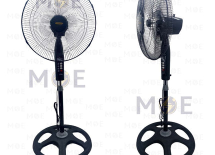 CROWN Stand Fan Black 60W 5 Blades 18inch | CFS-555