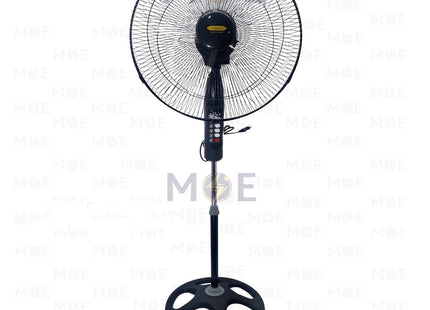 CROWN Stand Fan Black 60W 5 Blades 18inch | CFS-555